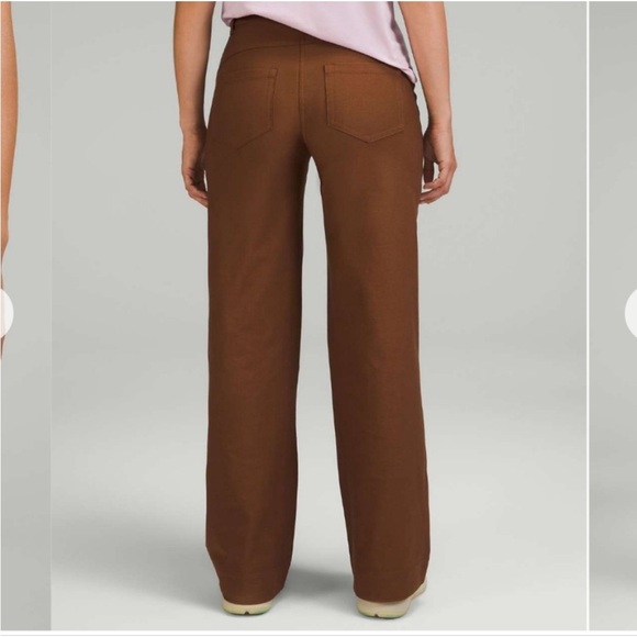 Lululemon City Sleek 5 Pocket Wide-Leg High-Rise Pant *Light  sz 24 - Picture 7 of 7